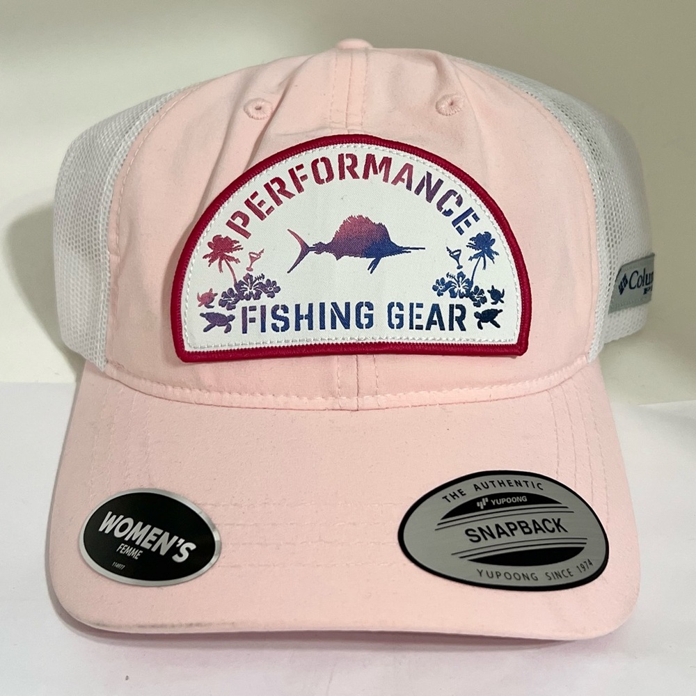 Columbia Performance Fishing Gear Pink SnapBack Hat Women’s
